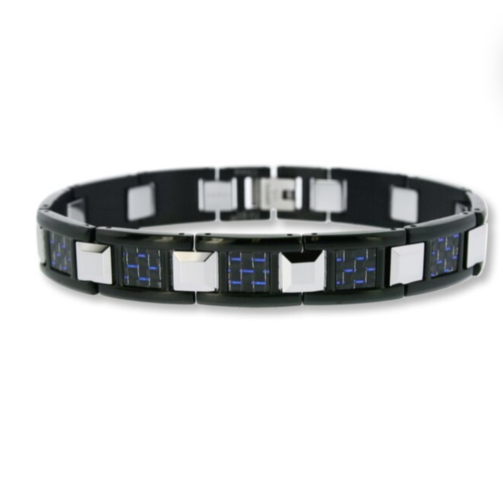 Men’s Stainless Steel & Tungsten 8.75” Length
